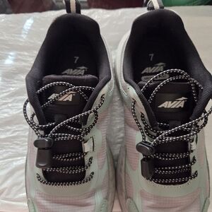 Avia Women's Athletic Sneakers in Mint and Light Gray